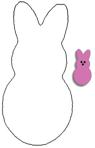 307x478 Marshmallow Peeps Clipart Free