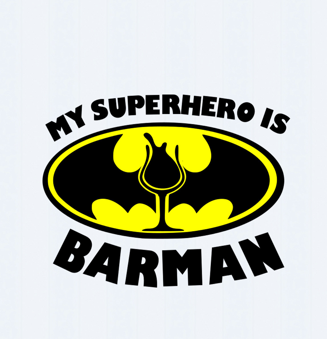 1146x1187 My Superhero Is Barman Svg,eps, Ai, Jpeg, Png Dxf,silhouette