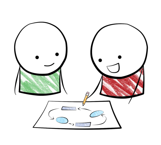 560x505 Pair Clipart Peer