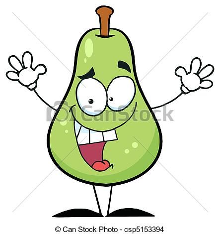 443x470 Pear Clipart Peer