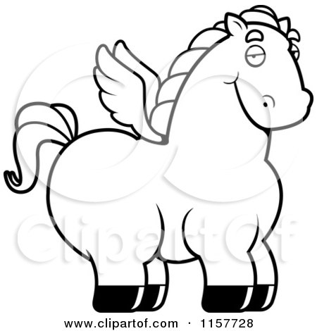450x470 Clipart Chubby Pegasus