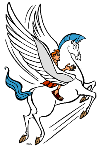 345x486 Hercules And Pegasus Clipart Clipart Panda