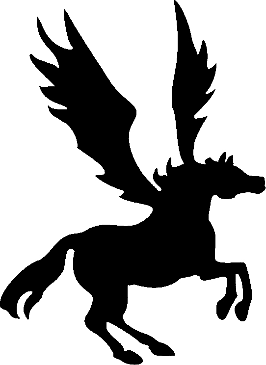 542x744 Pegasus Stencil