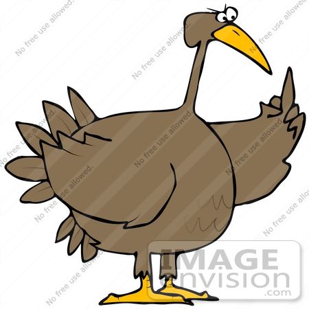 450x450 Flipping The Bird Holidays Turkey Bird, Clip Art