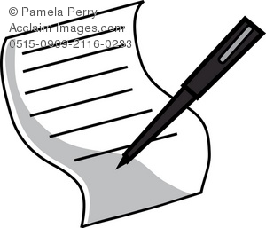 Pen And Paper Clipart