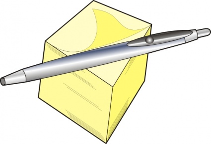 425x289 Pen And Paper Clipart Free Images