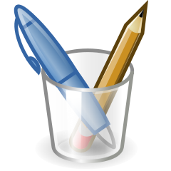 240x240 Pen Pencil Clip Art Download