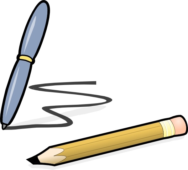600x542 Pen Amp Pencil Clip Art Free Vector In Open Office Drawing Svg
