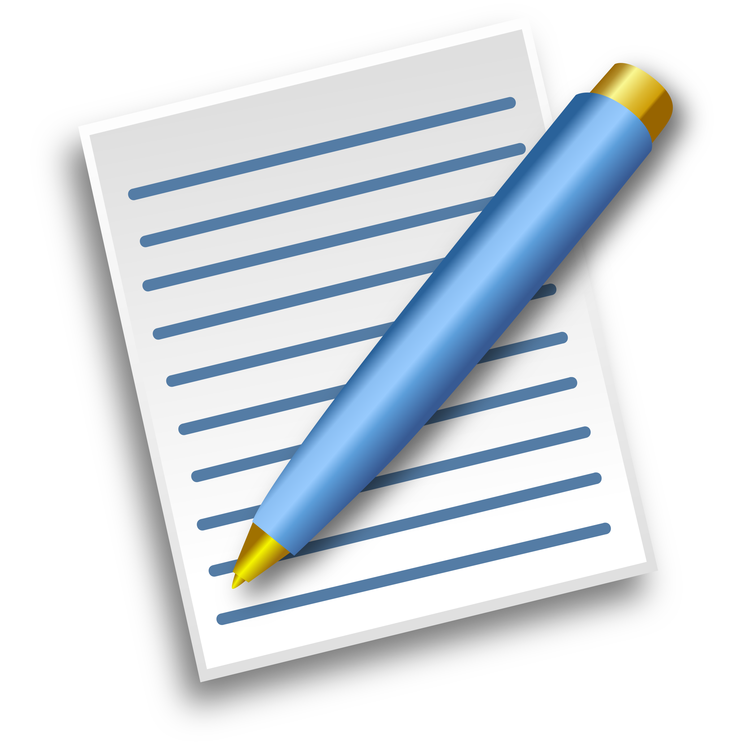 2400x2400 Paper And Pen Clipart