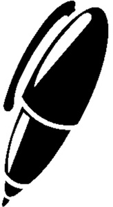 164x300 Pen Black And White Clipart Panda