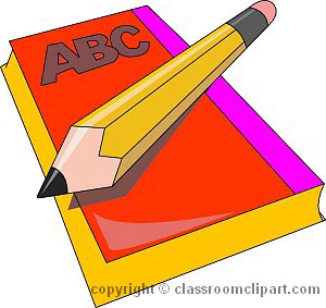 300x283 Book Clipart Pencil