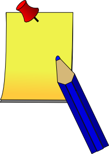 213x300 Post It Paper Pen Clip Art