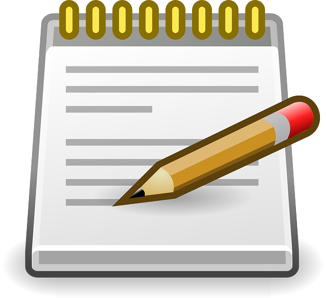 640x586 Notepad, Editor, Pencil, Document, Write, Paper