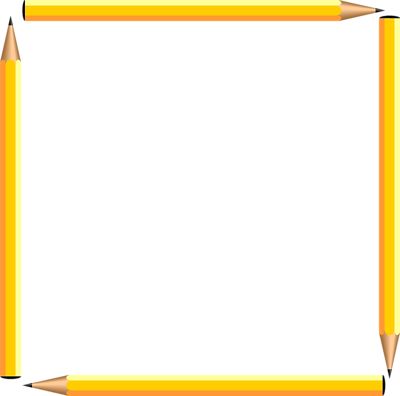 400x396 Pencil Border Clipart