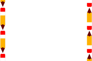 300x200 Pencil Border Clipart