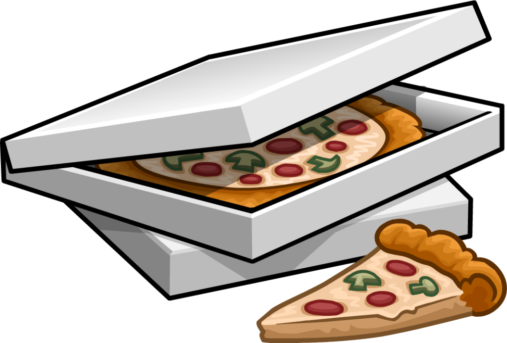 1024x693 Pizza Box Clipart