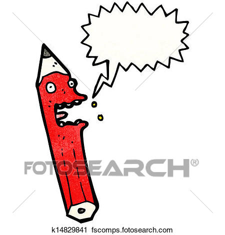 450x470 Clipart Of Crazy Pencil Cartoon Character K14829841
