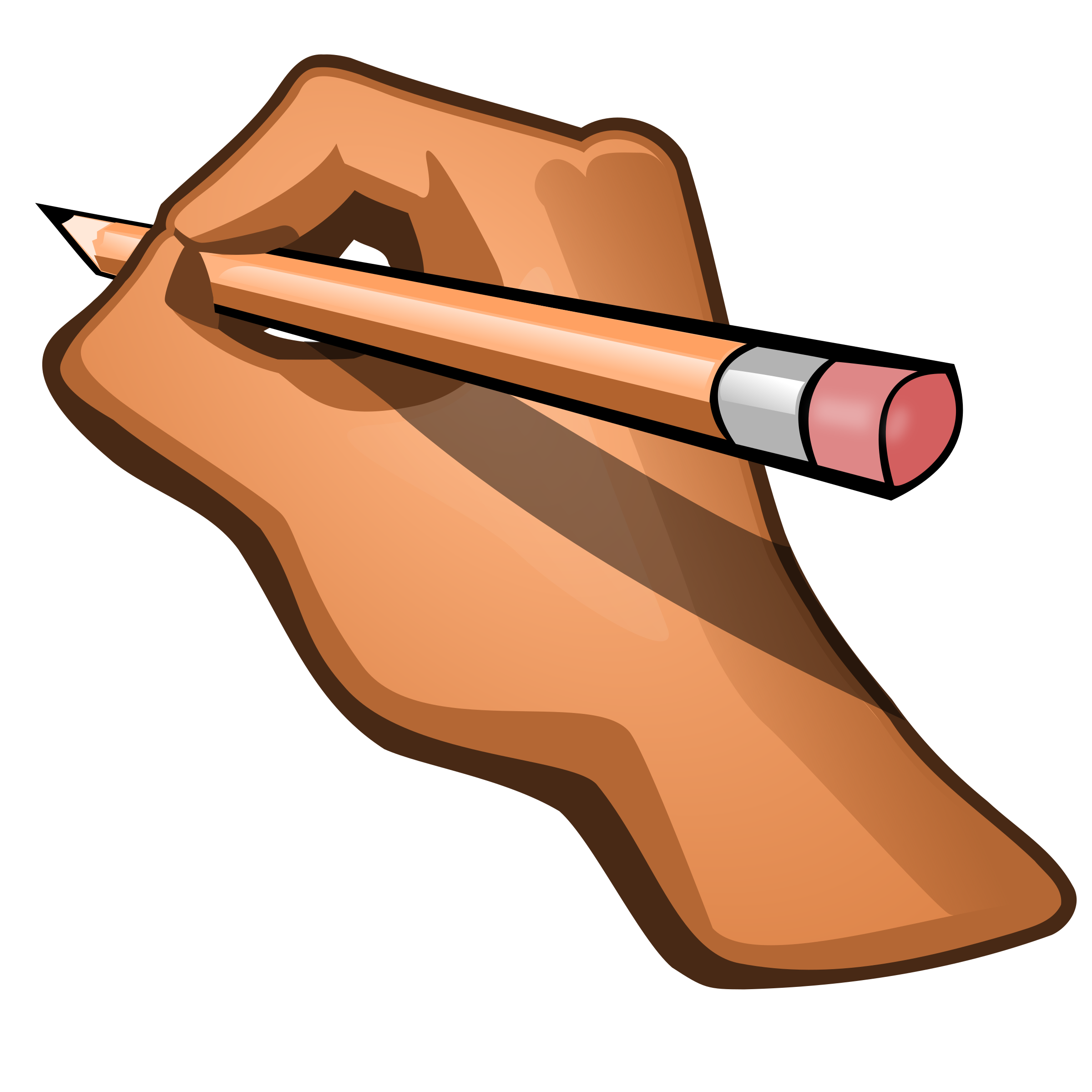 2400x2400 Pencil Clipart Hand Holding
