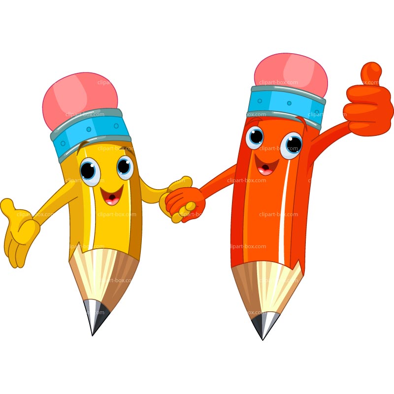 800x800 Happy Pencil Clipart