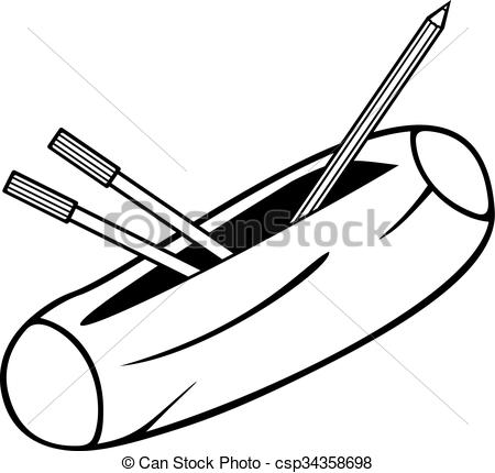 450x430 Pencil Clipart Pencil Case