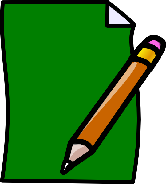 540x597 Paper Clip Art