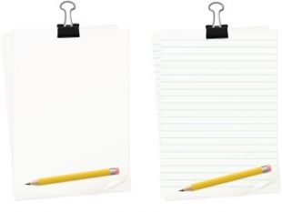 310x233 Paper And Pencil Clip Art Pencil And Paper Clipart Stonetire Free