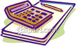 300x184 Calculator And Pen Clip Art Cliparts