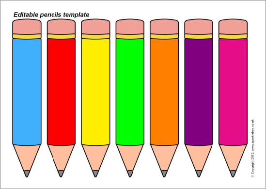 549x390 Pencil Clipart Template