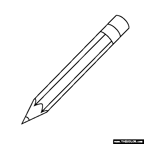 560x560 Pencil Coloring Page. Crayola Coloring Pages Pencil Coloring Pages