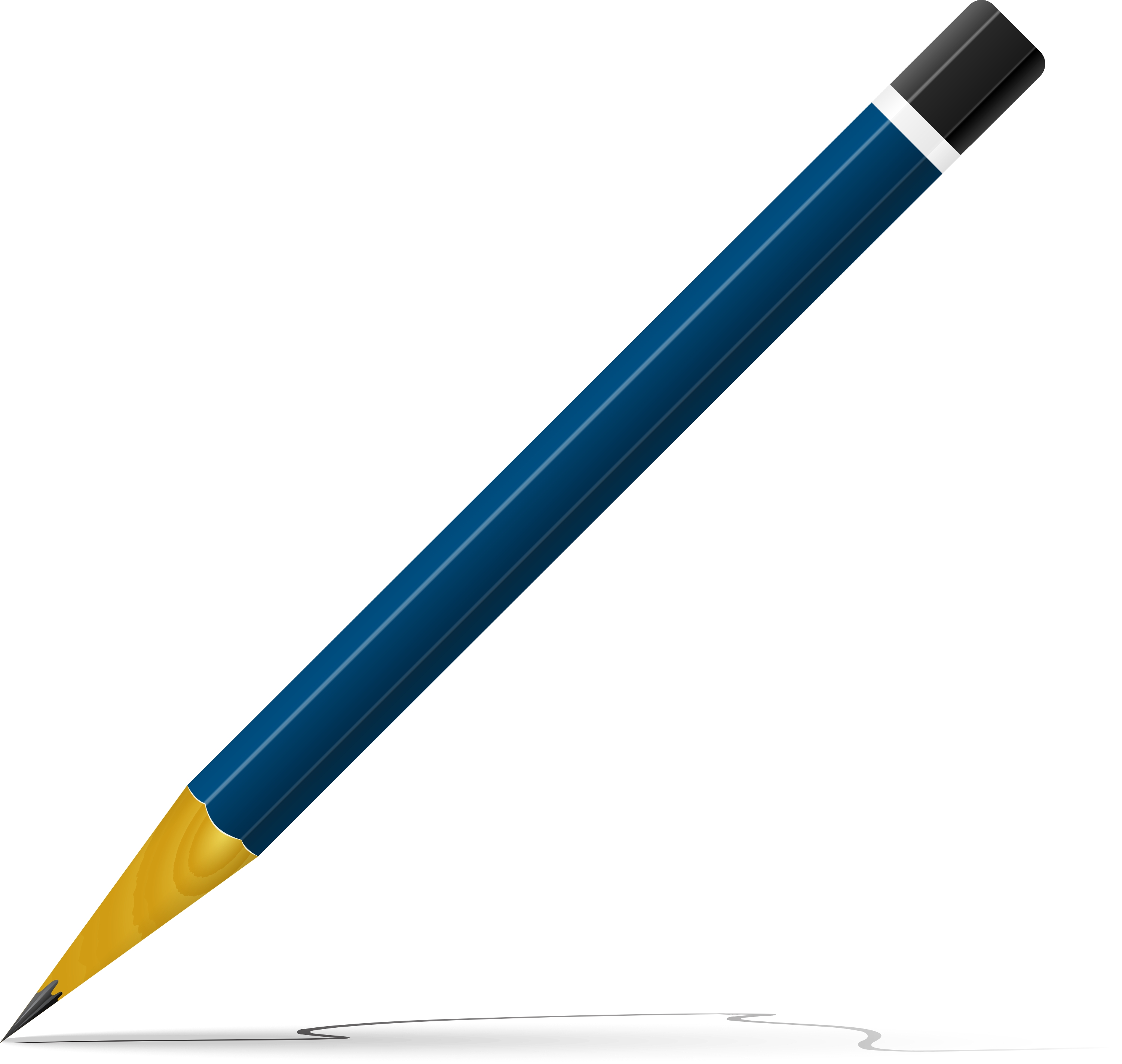3000x2845 Icons Object Blue Pencil Clipart Panda