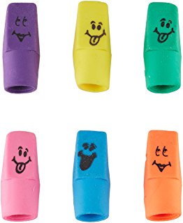 262x320 Fun Express Zoo Animal Pencil Top Erasers (12 Dozen