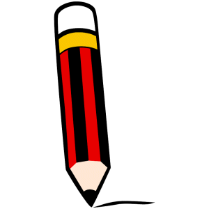 300x300 Pencil Writing Clip Art Free Clipart Images