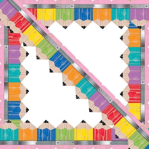 500x500 Creative Teaching Press Upcycle Style Rustic Pencils Border 8379