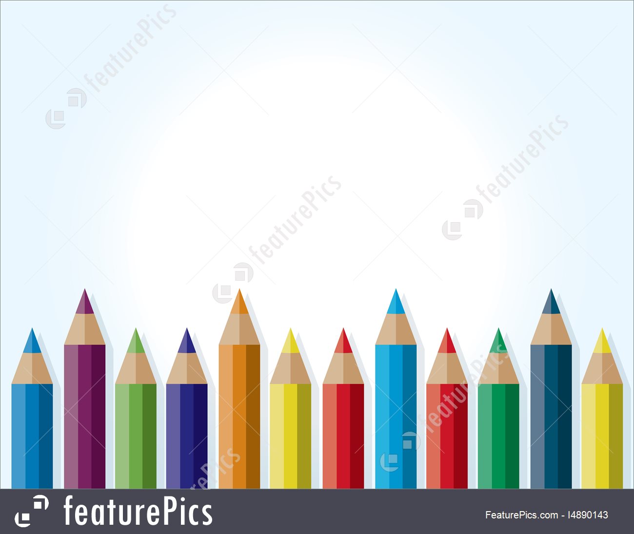 1300x1096 Artistic Tools Colorful Border Background Of Colored Pencils