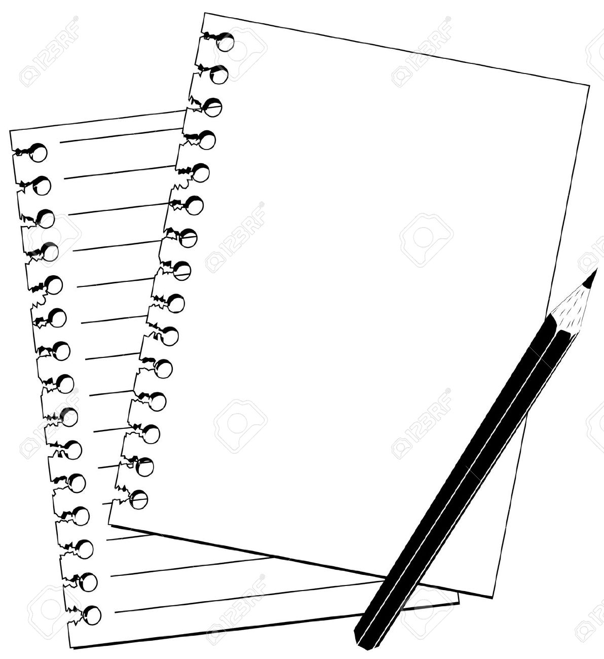 1192x1300 Pencil Border Clipart Black And White