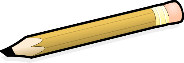 600x205 Pencil Clip Art Free Vector 4vector
