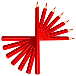 300x300 Red Pencils Clip Art Download