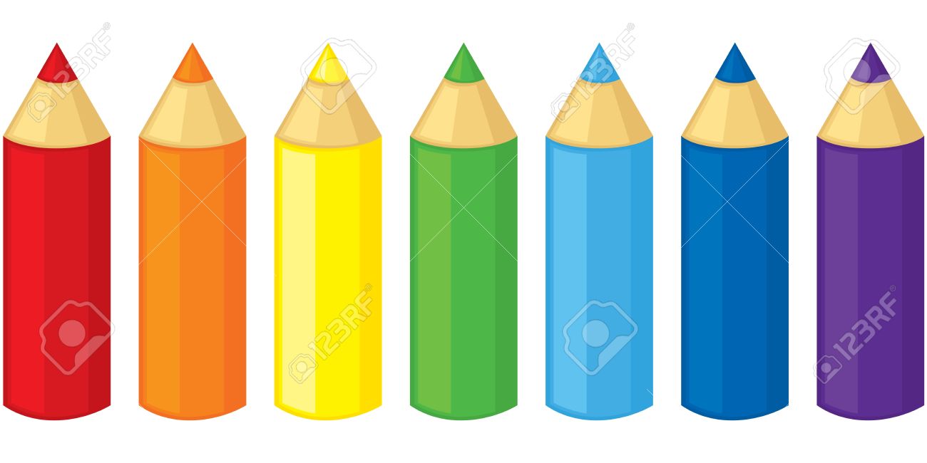 1300x650 Colouring Pencils Clipart
