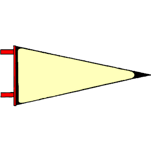 300x300 Pennant Clip Art