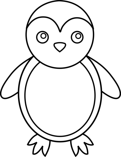 423x550 Penguin Black And White Penguin Clip Art Free 2