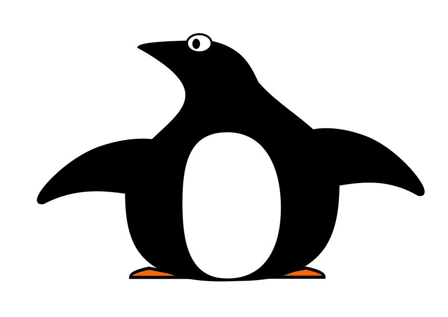 900x637 Penguin Black And White Free Penguin Clip Art 5