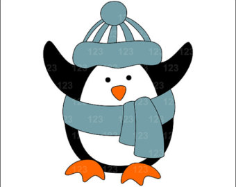 340x270 Penguin Clip Art Black And White Free Clipart Images 3