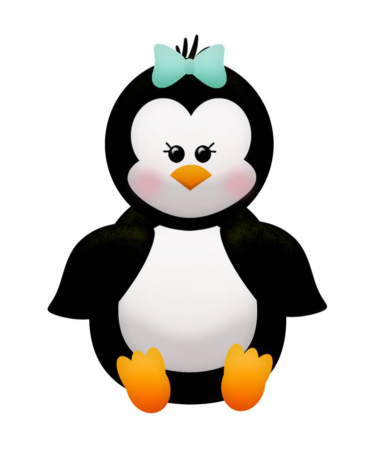 736x910 Girl Penguin Clipart Background