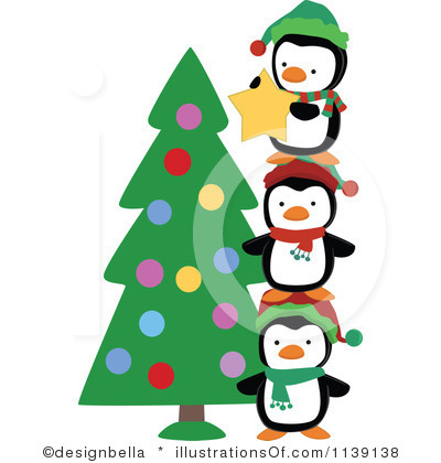 400x420 Christmas Penguin Black And White Clipart