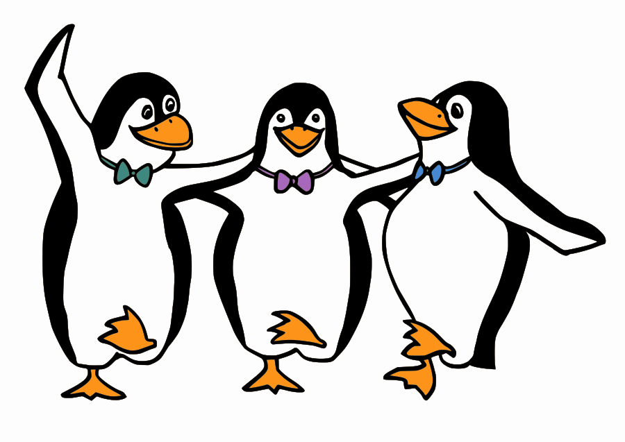 900x637 Christmas Penguin Clipart Free Download Clip Art