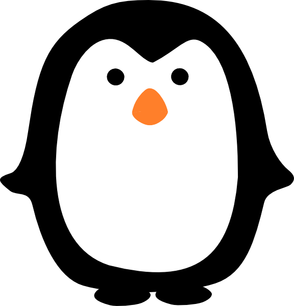 576x599 Penguin Clip Art