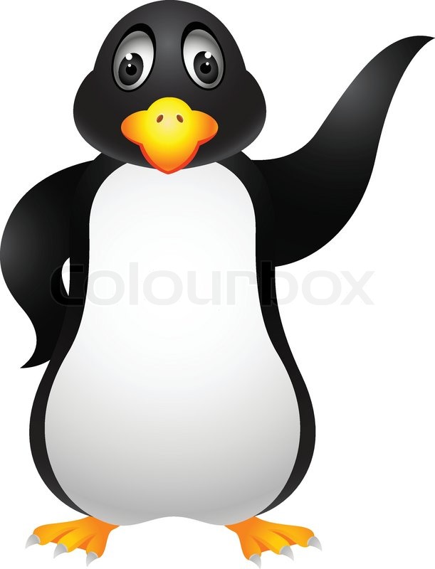611x800 Penguin Cartoon Stock Vector Colourbox