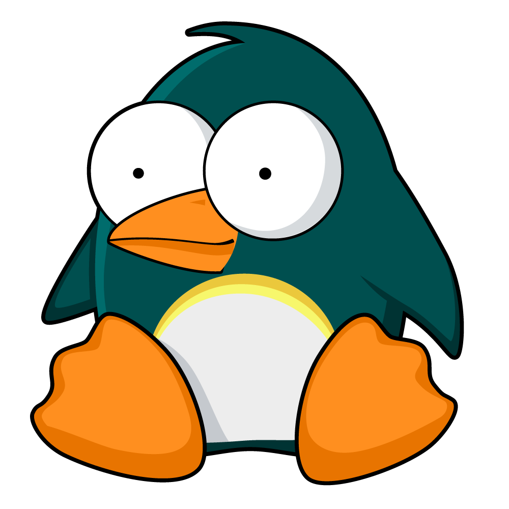 1000x1000 Penguin Cartoon