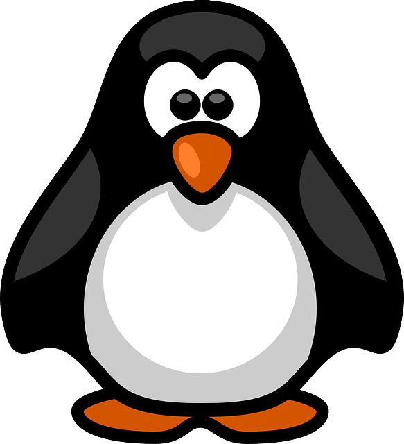 583x640 Penguin Clipart Comic
