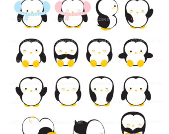 340x270 Penguin Clipart Kawaii